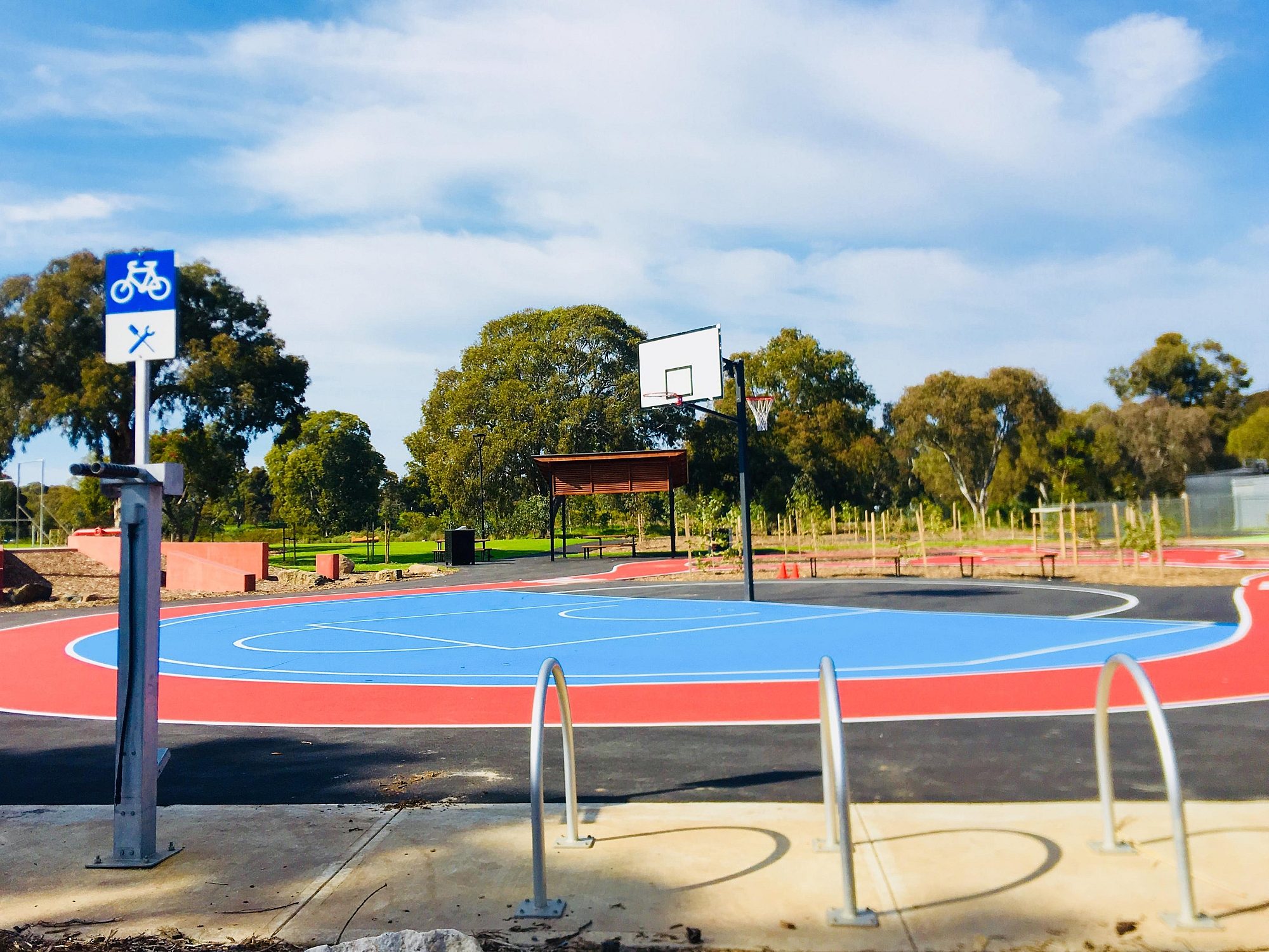 Oaklands Reserve Oaklands Recreation Plaza Facilities Bike Station 2