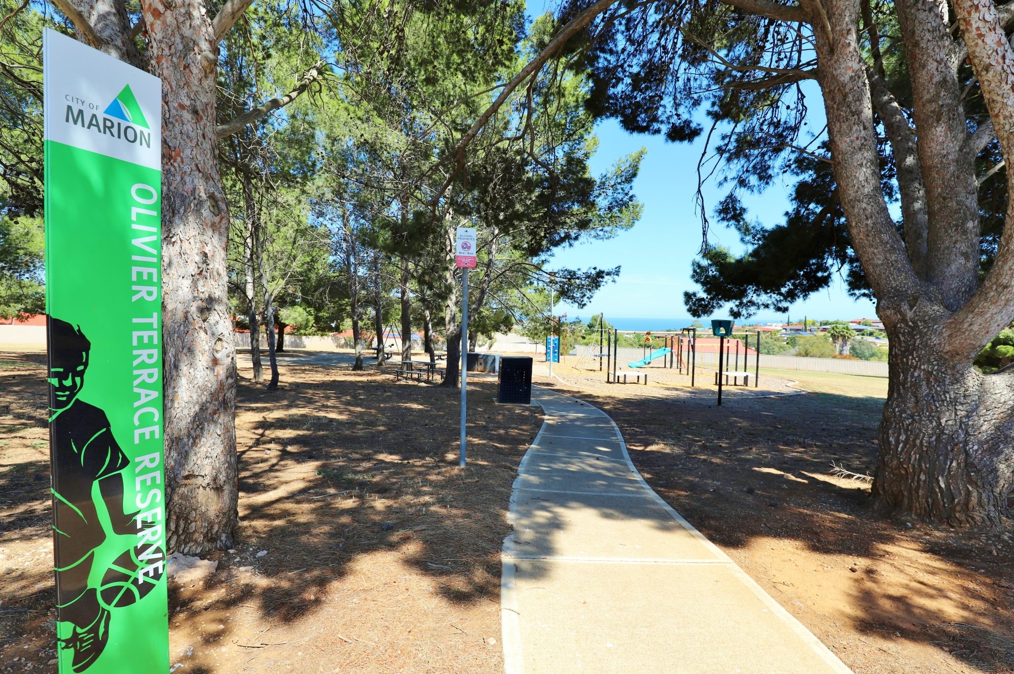 Olivier Terrace Reserve Sign 2