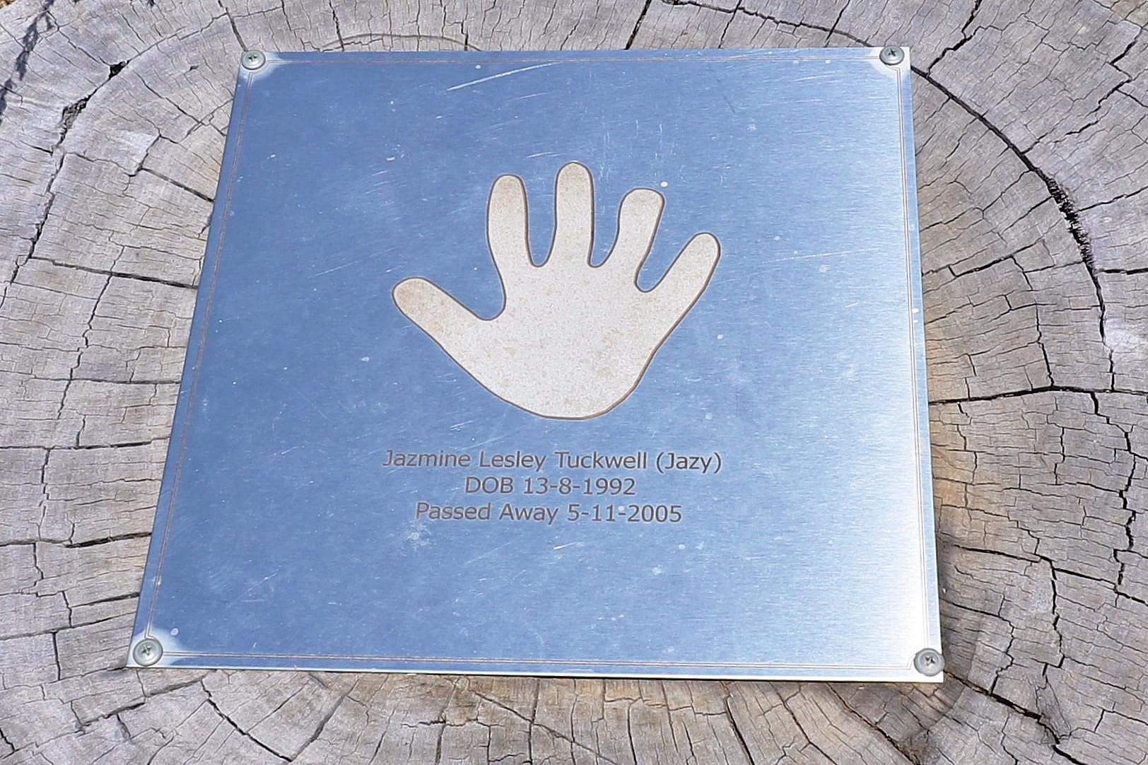 Rajah Street Reserve Memorial Jazmine Tuckwell