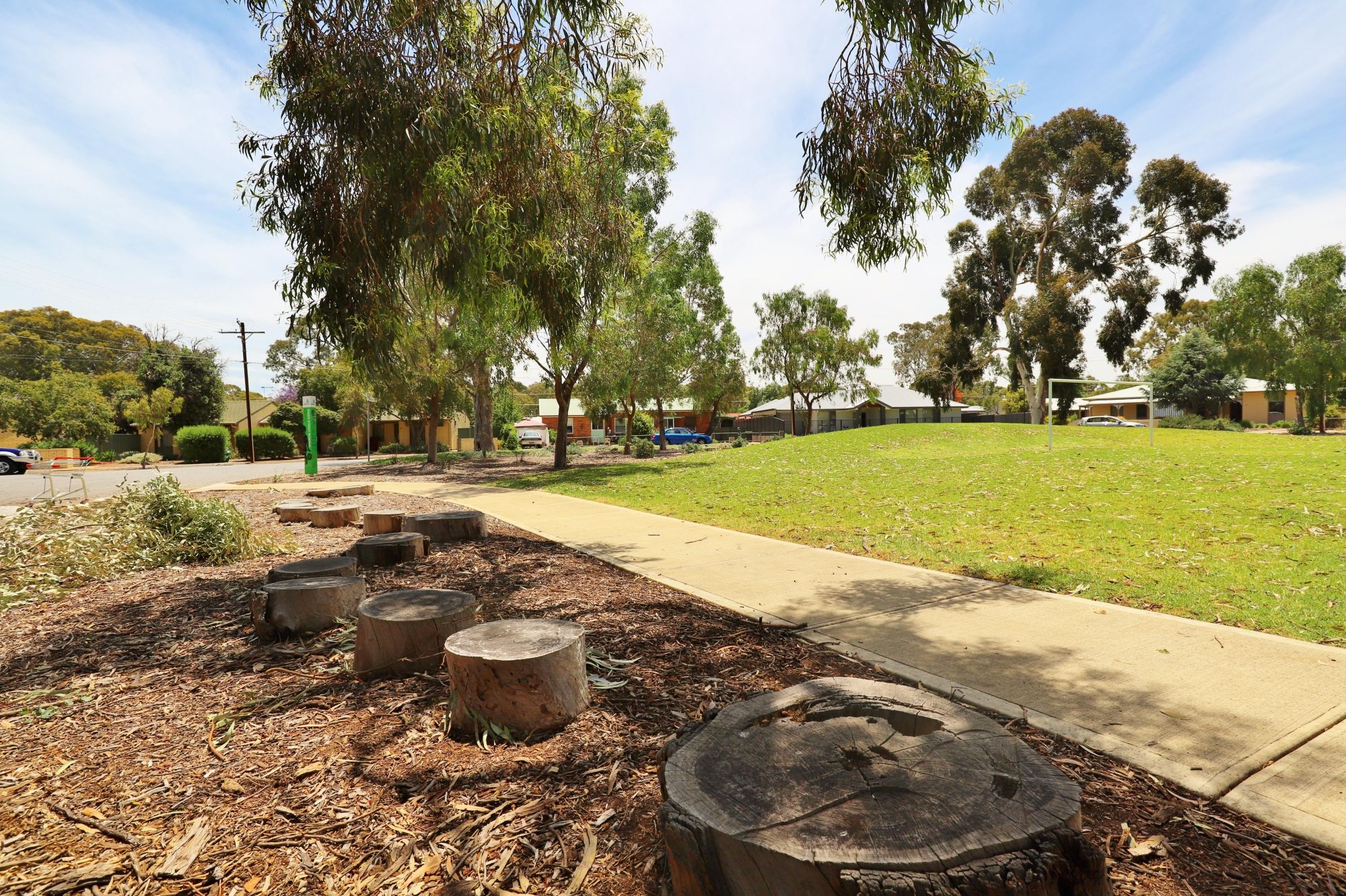 Rajah Street Reserve Playground Nature Play Steppers 1