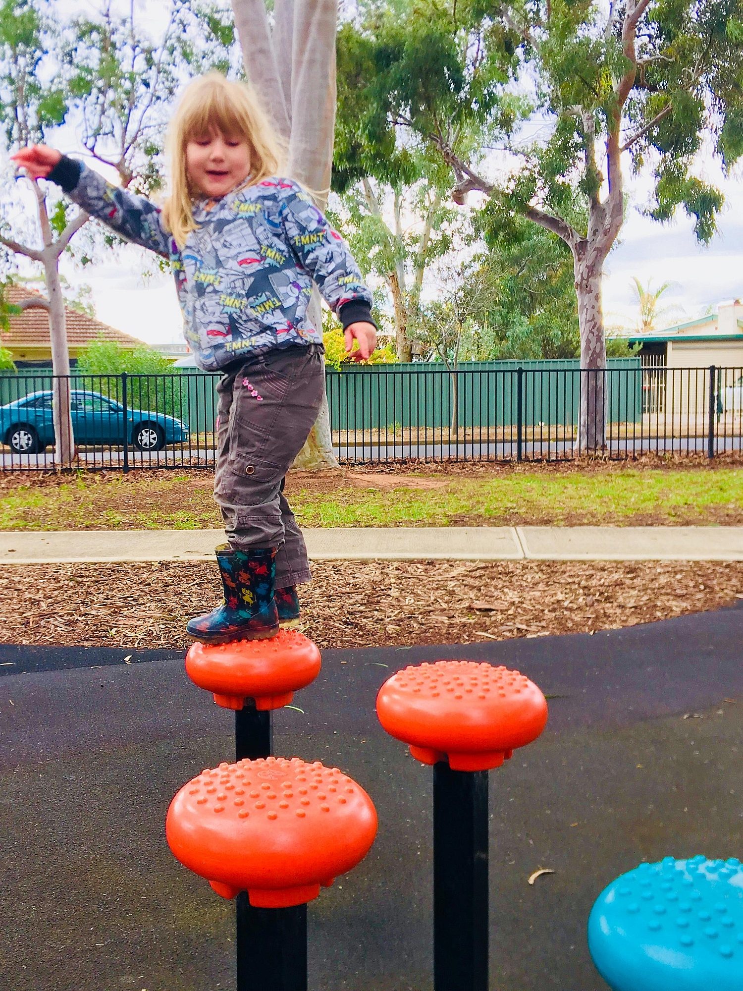 Sandery Avenue Reserve Balancing Steps 1 Zb