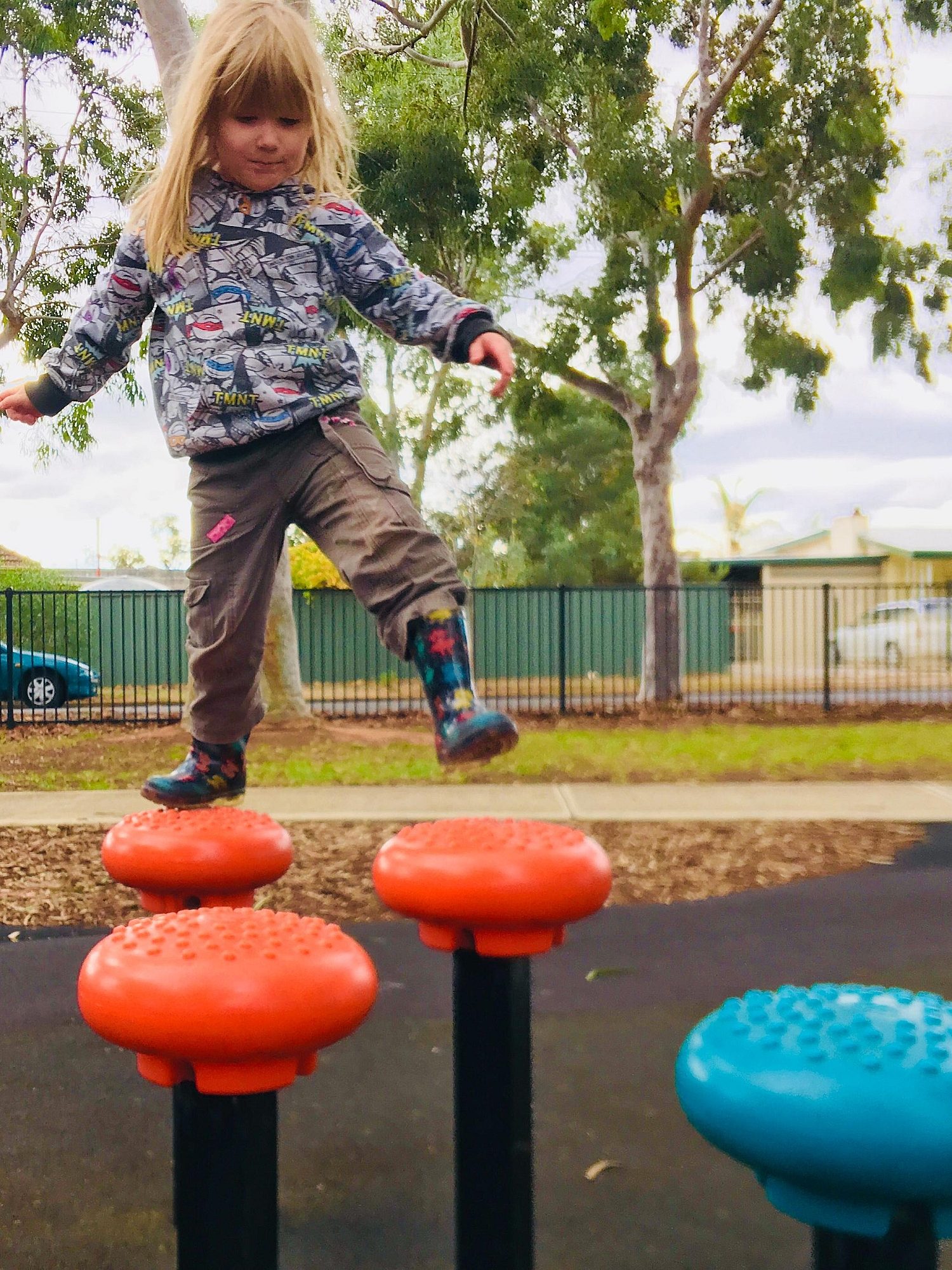 Sandery Avenue Reserve Balancing Steps 2 Zb