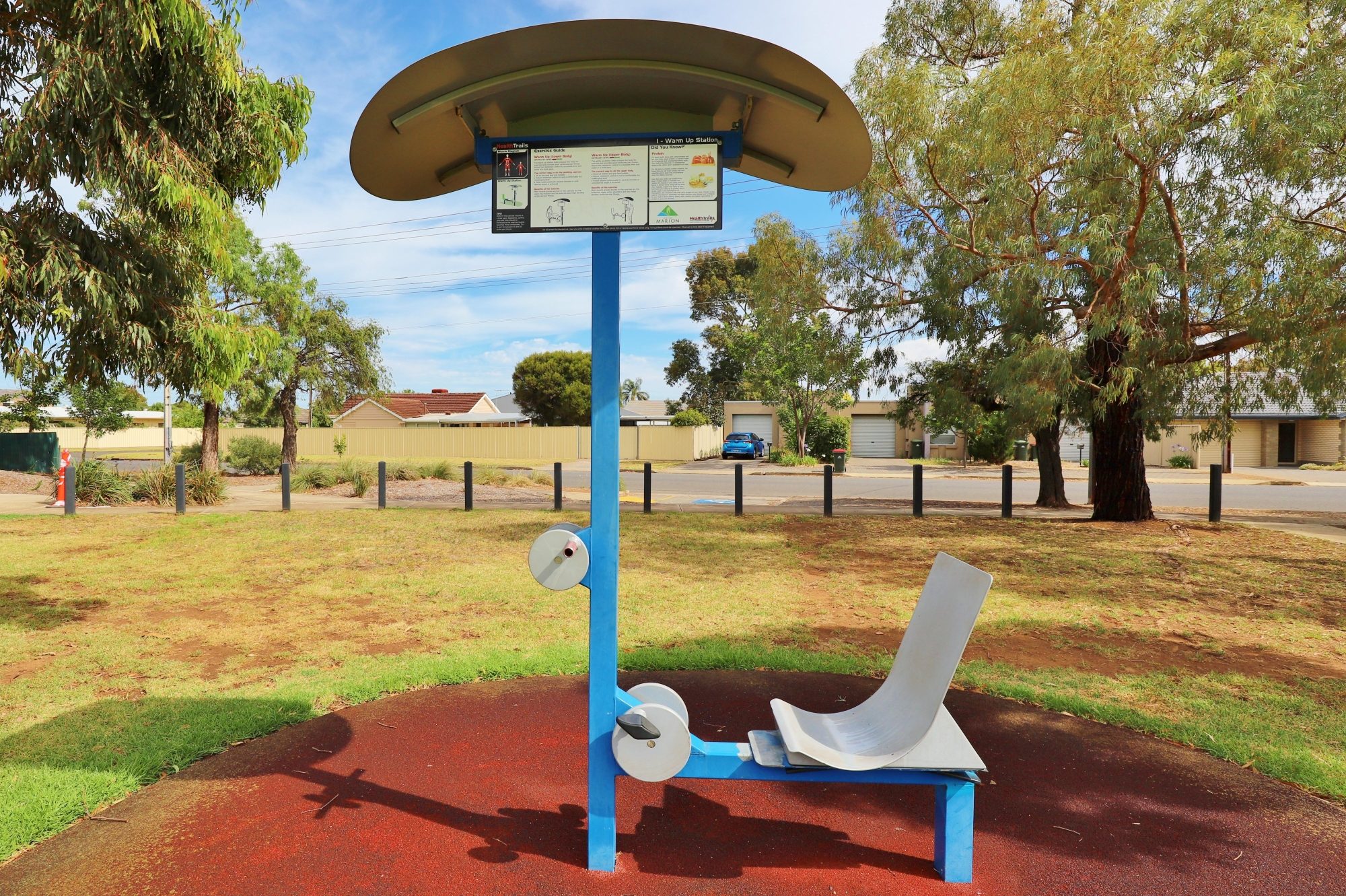 Scarborough Terrace Reserve 20190107 Fitness Equipment Station 1 Warm Up Station