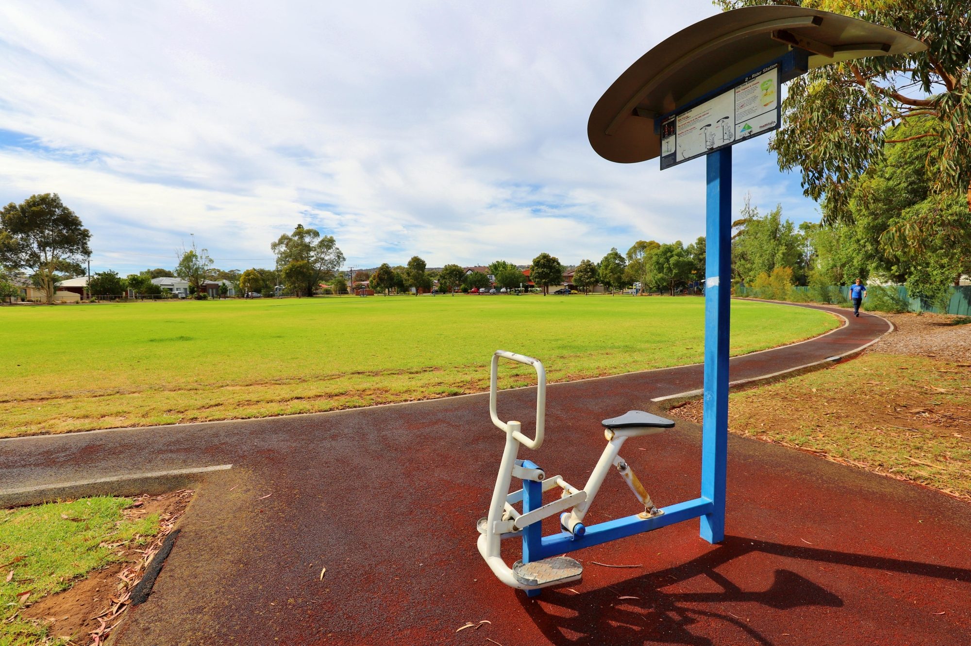 Scarborough Terrace Reserve 20190107 Fitness Equipment Station 2 Rider Station