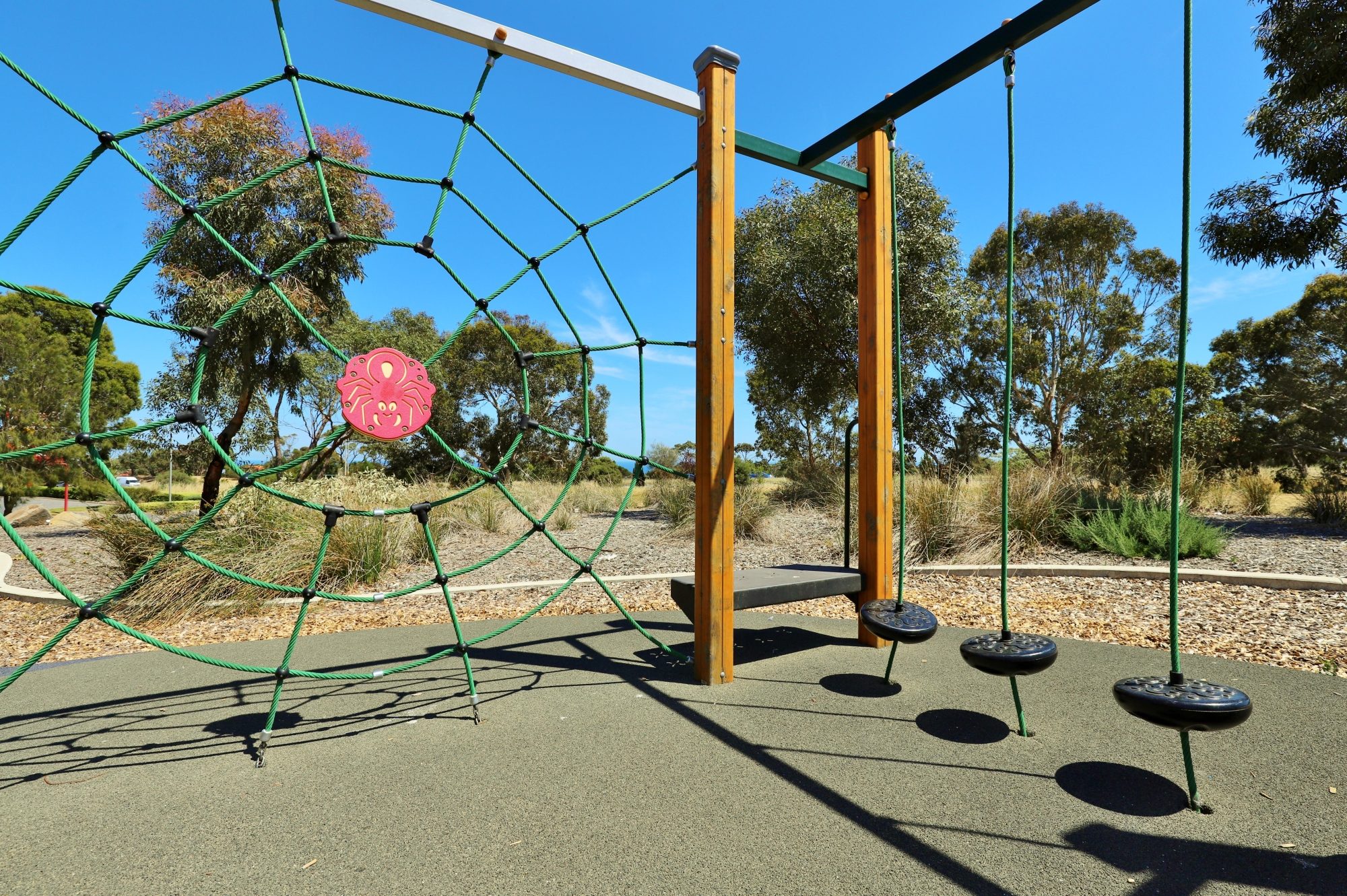 Spinnaker Circuit West Reserve Playground Multistation Climbing Net 1