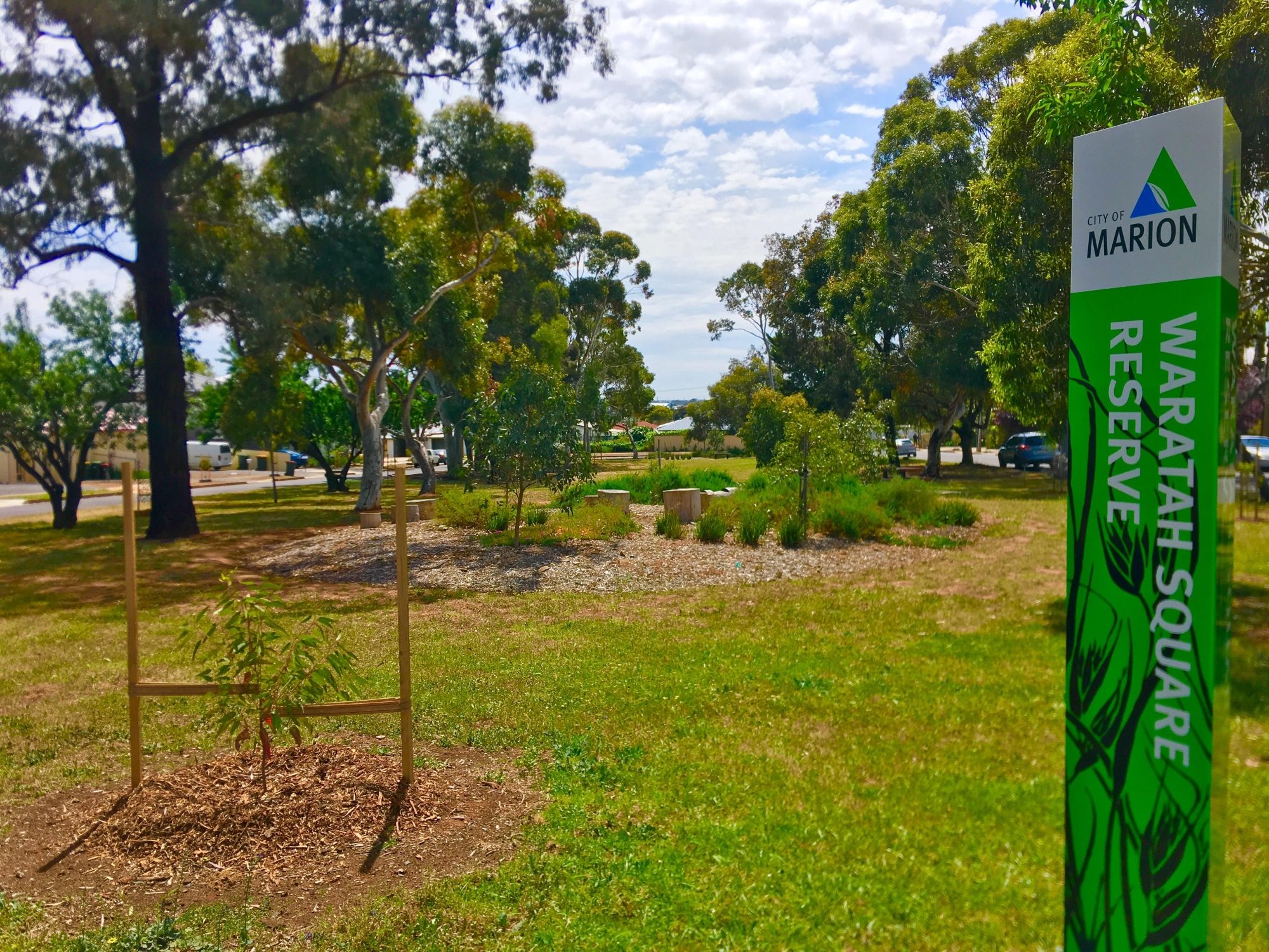 Waratah Square Reserve Sign 2