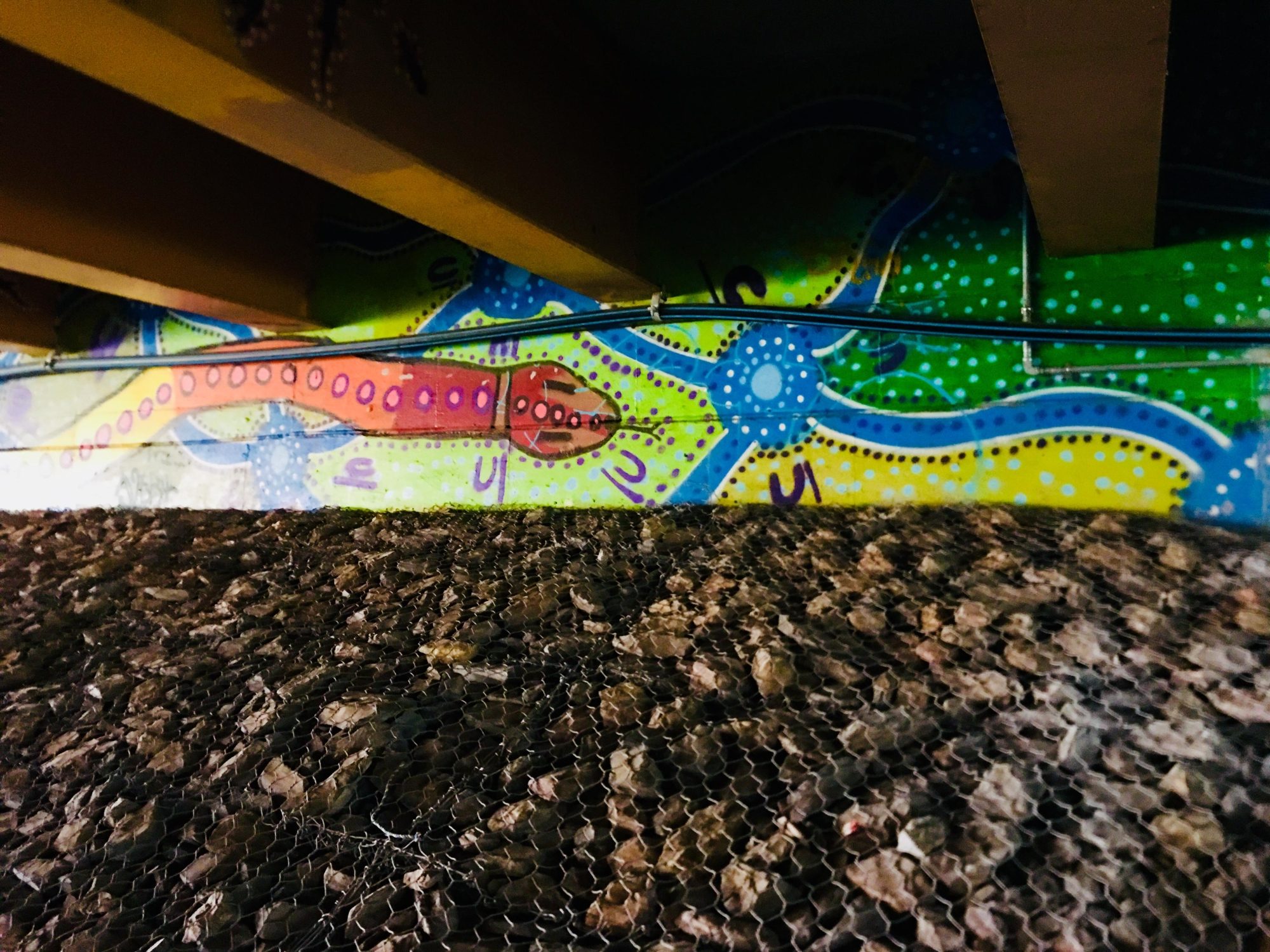 Warriparingga Wetlands Underpass Art 2