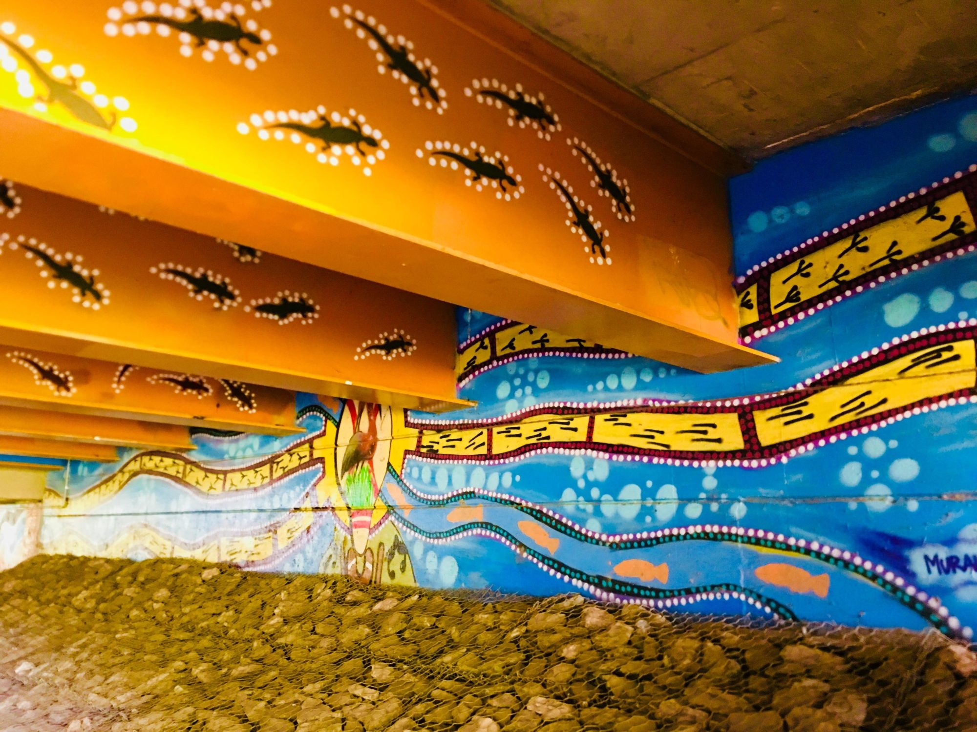 Warriparingga Wetlands Underpass Art 3