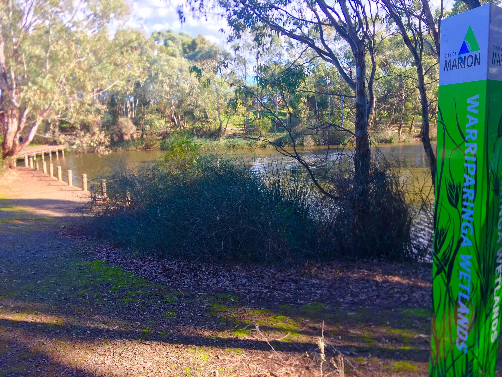 Warriparingga Wetlands Wetlands Sign 3
