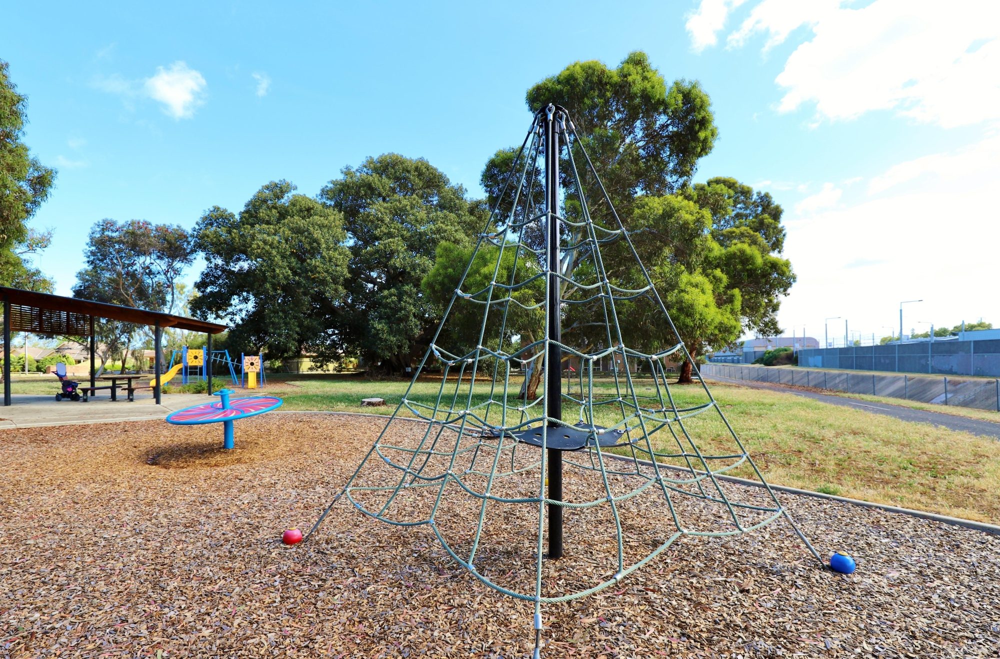 Willoughby Avenue Reserve Playground Climbing Net 2