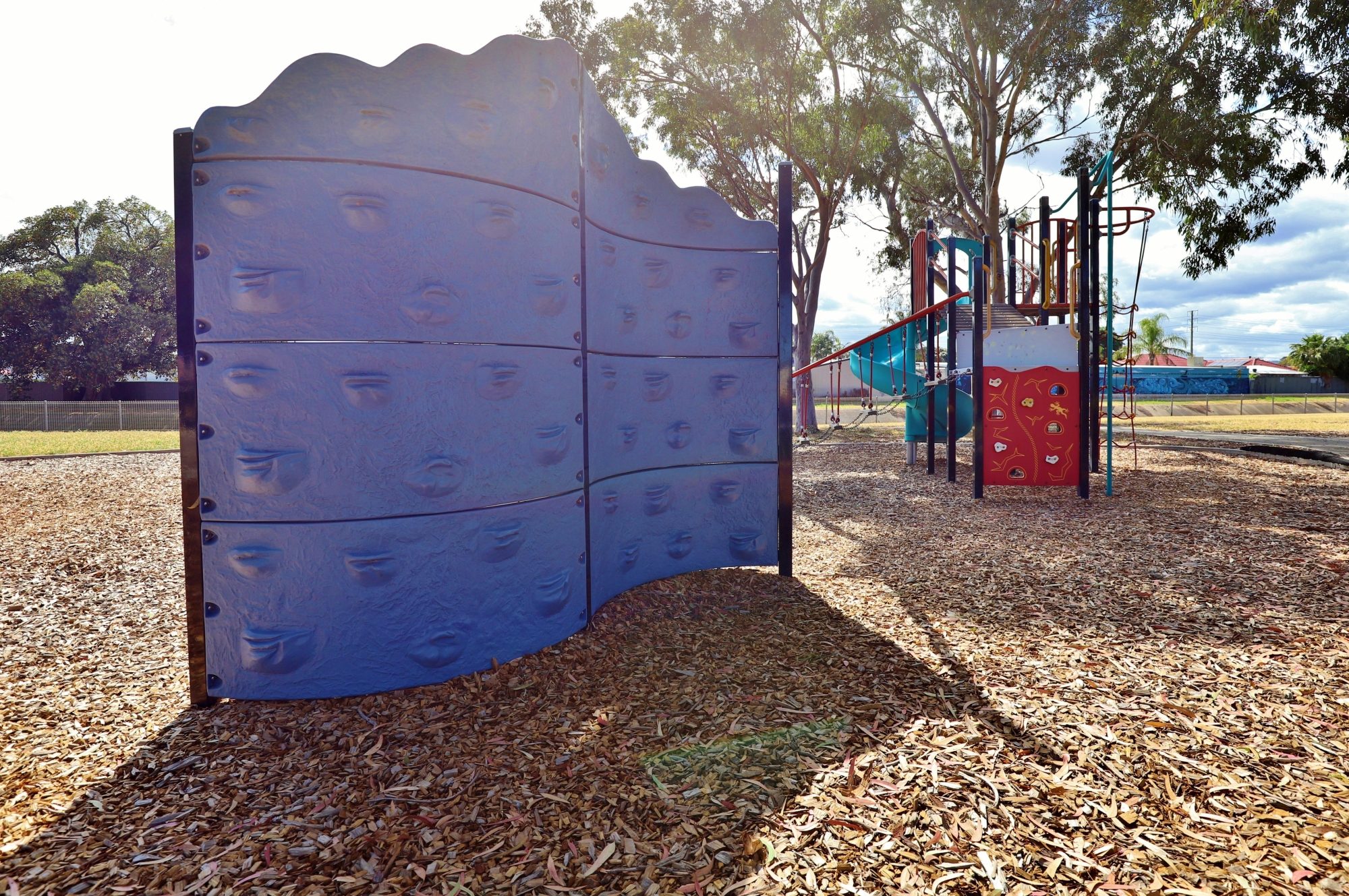 Willoughby Avenue Reserve Playground Climbing Wall 1