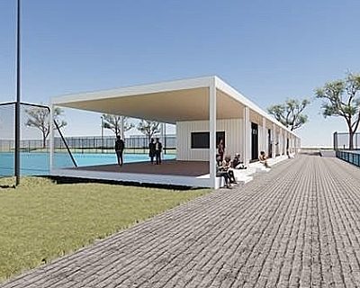 Netball Building Impression