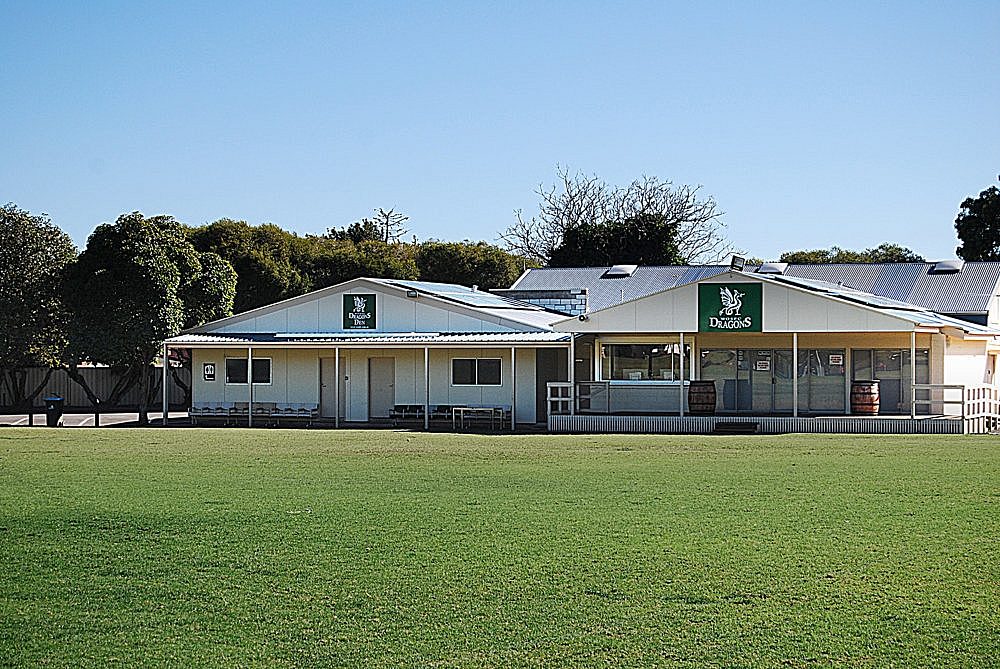 Glandore oval clubroom exterior