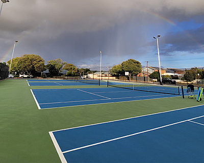 Warradale tennis club court