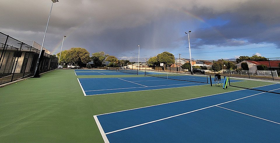 Warradale tennis club court