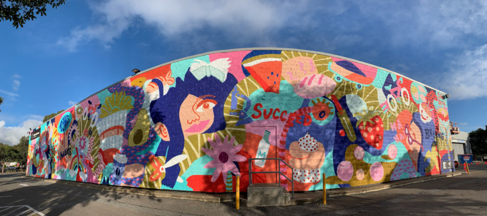 Castle Plaza mural Cath Leo