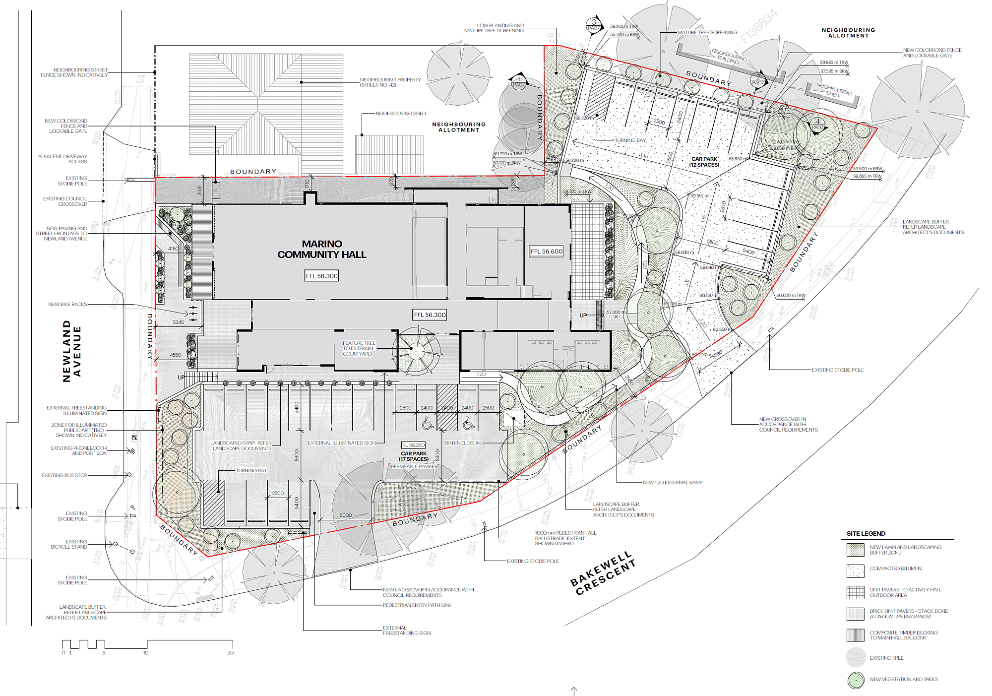 Marino Hall Proposed Site Plan
