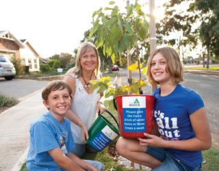 Adopt A Tree Family Watering Tree Image