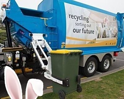 Rubbish cleanaway easter