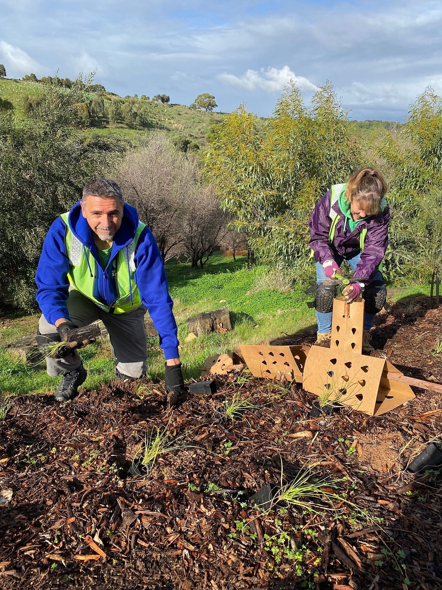 2023 Friends of Upper Field River planting 5 Dean and Zane