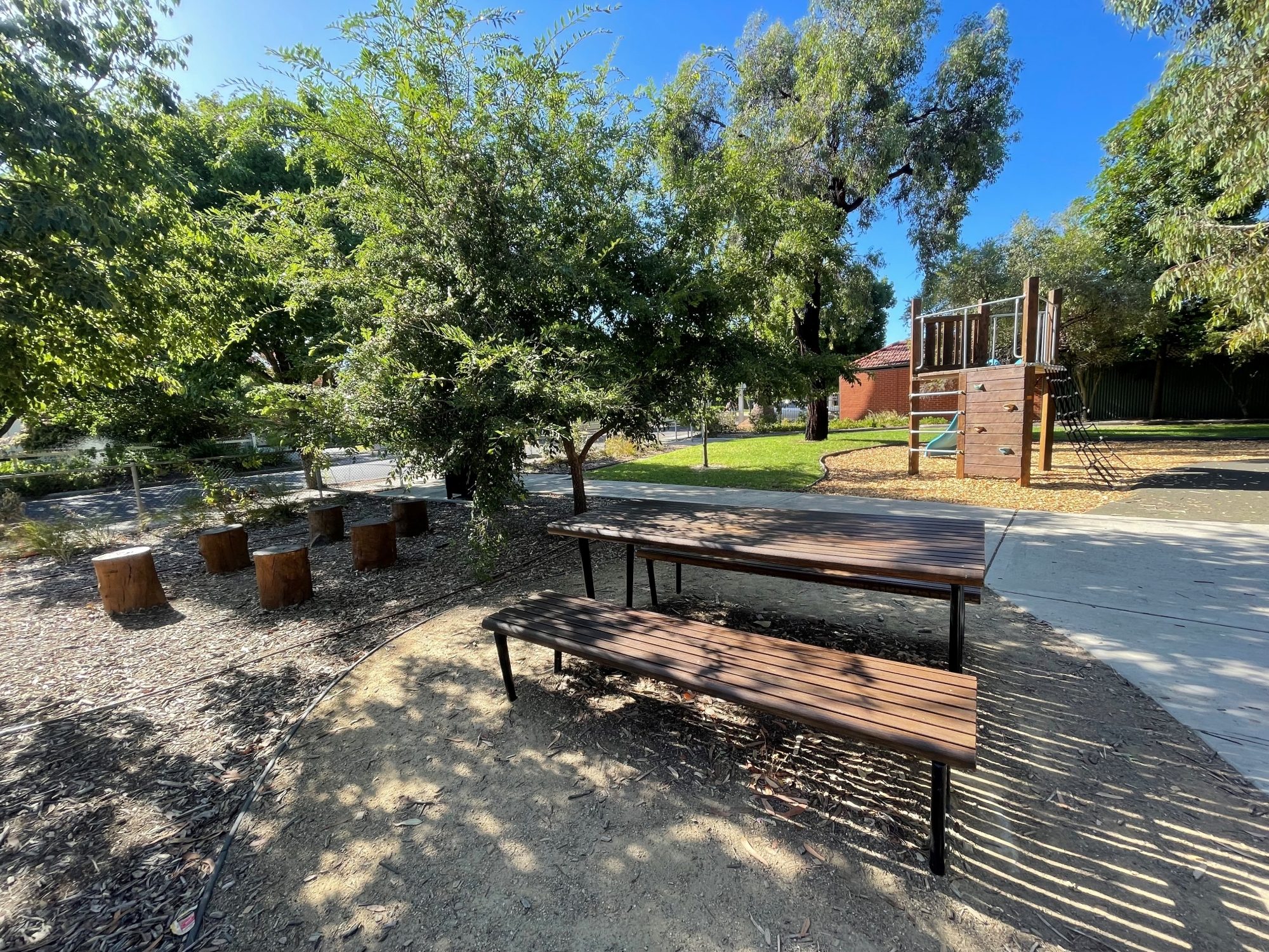 Bench and Stepping blocks