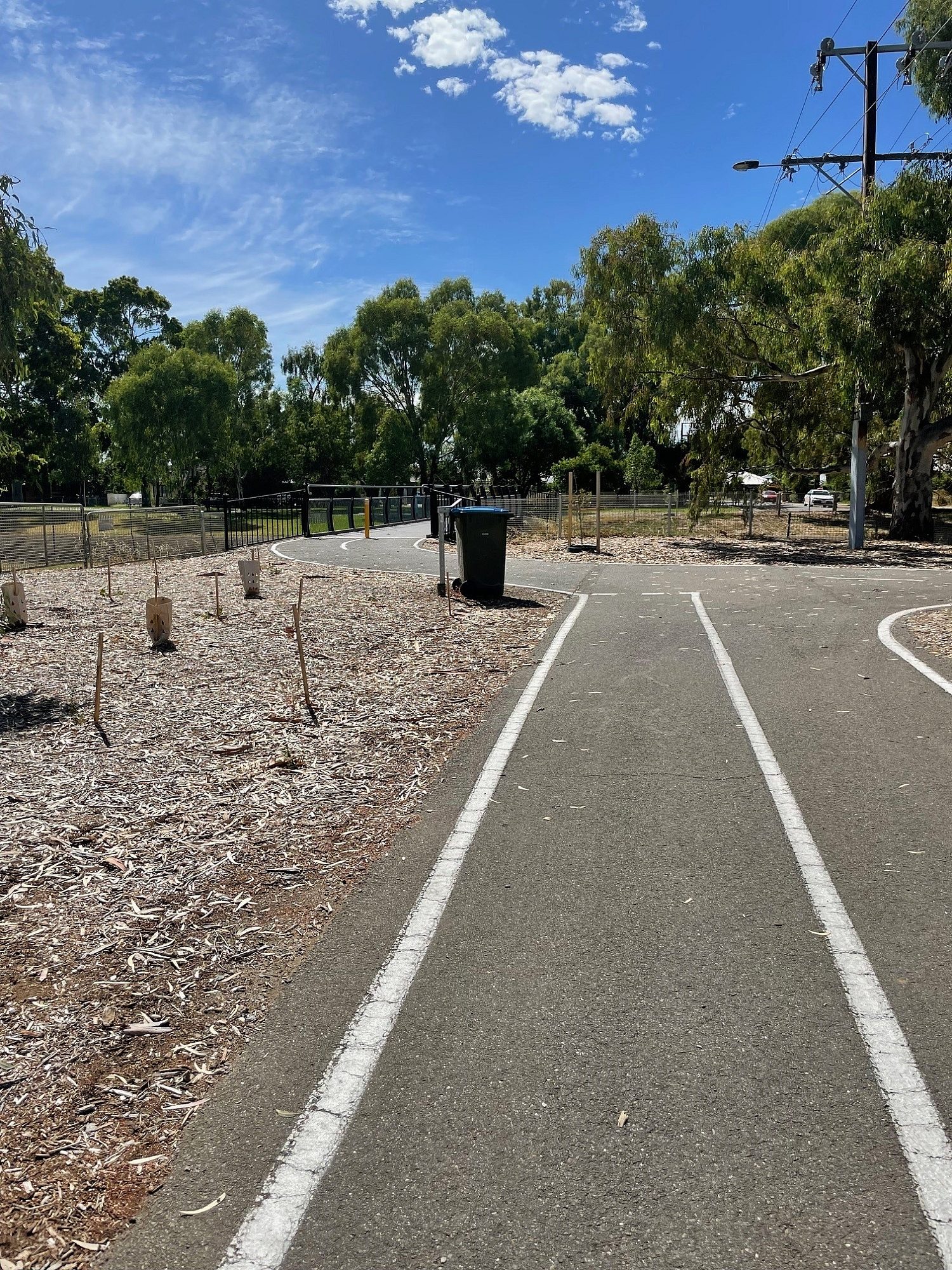 Bike and walking track
