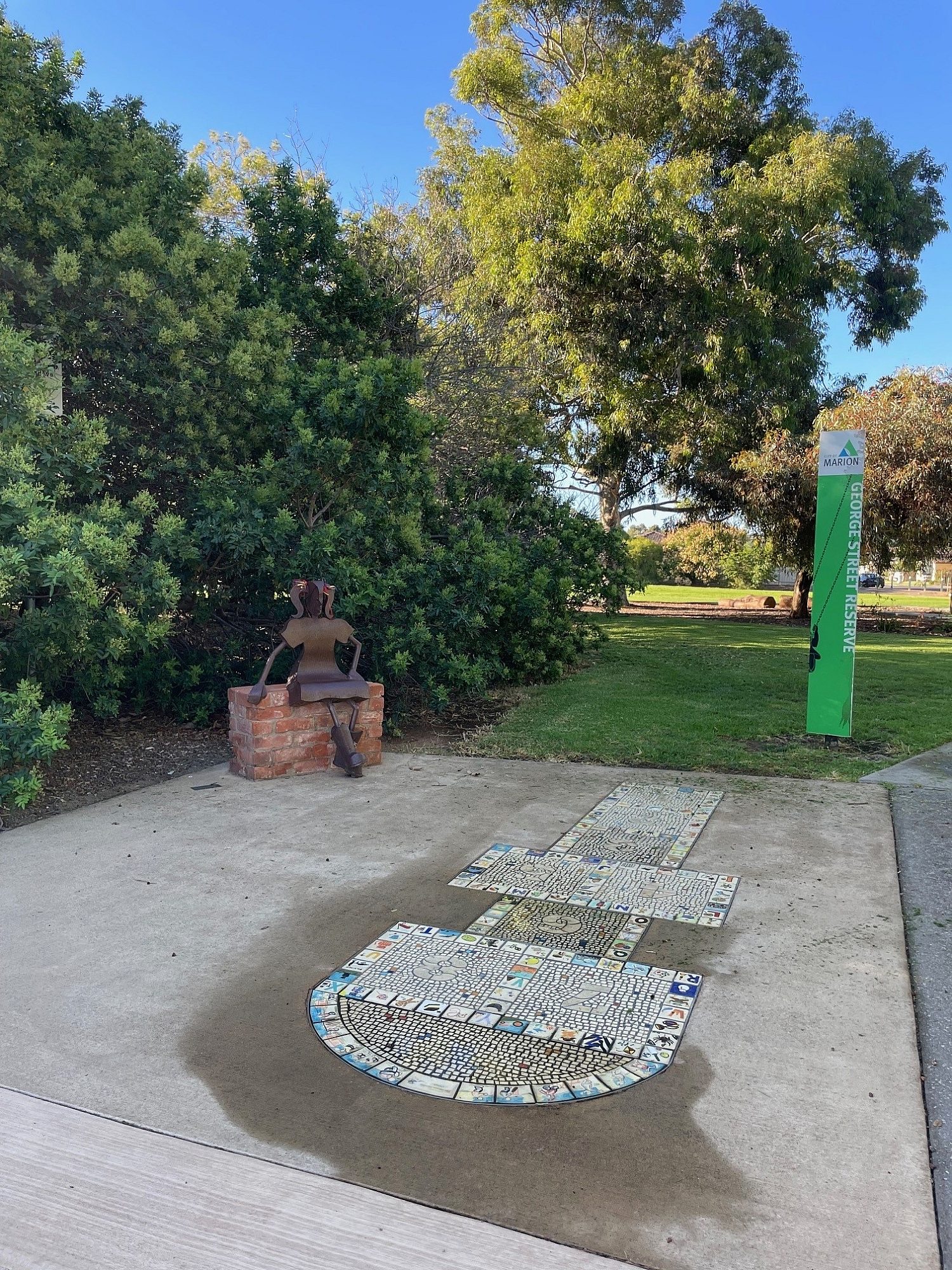 Front entrance art work