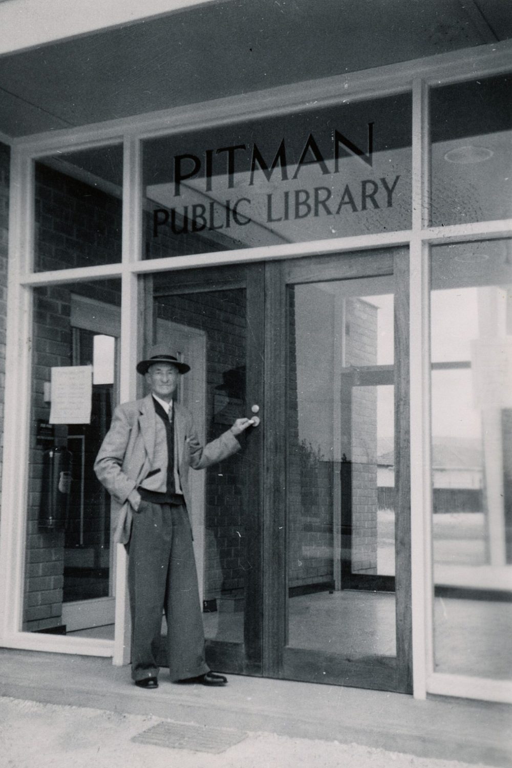 George Pitman Opening Day 7 Feb 1959