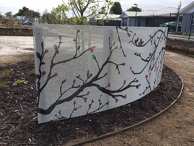 Jervois Street Almond Blossom Fence