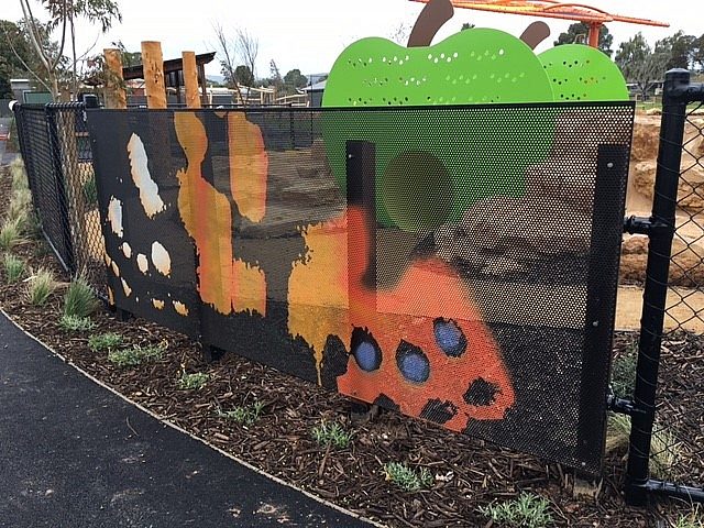 Jervois Street Butterly Fence