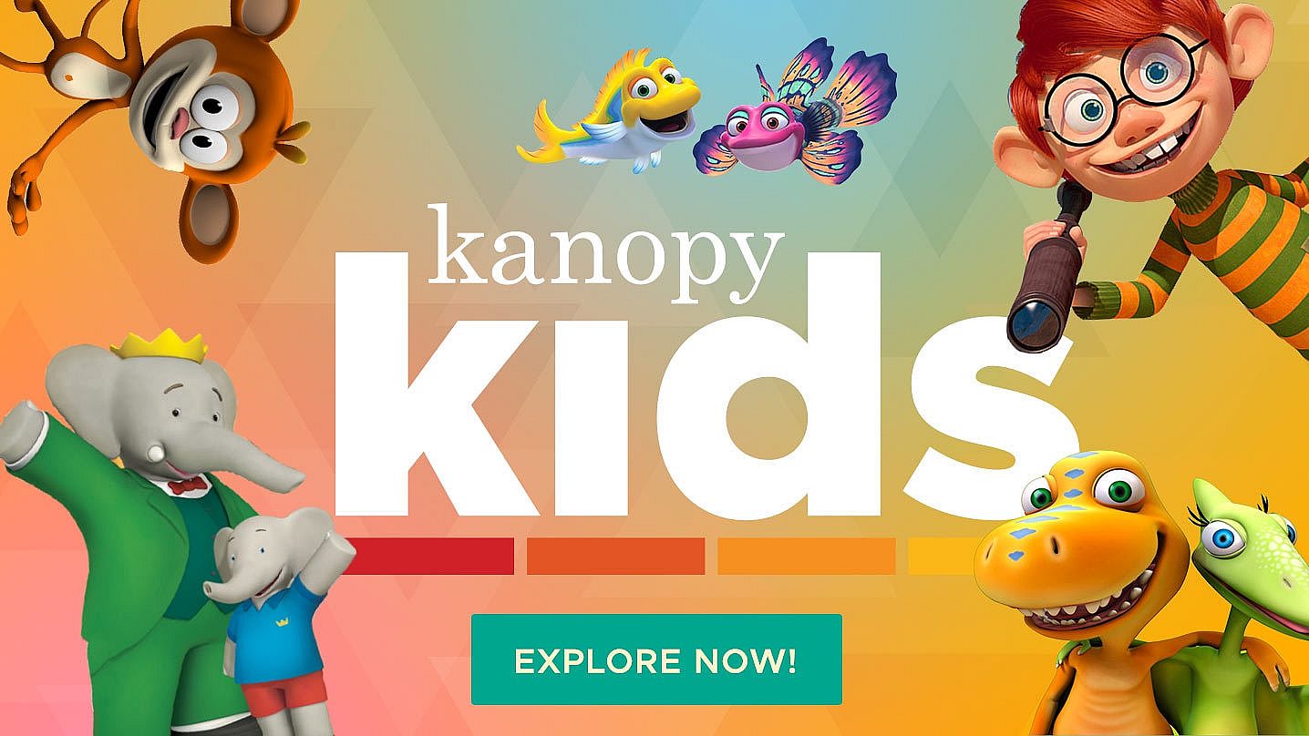Kanopy Kids Email Banner USCA Explore