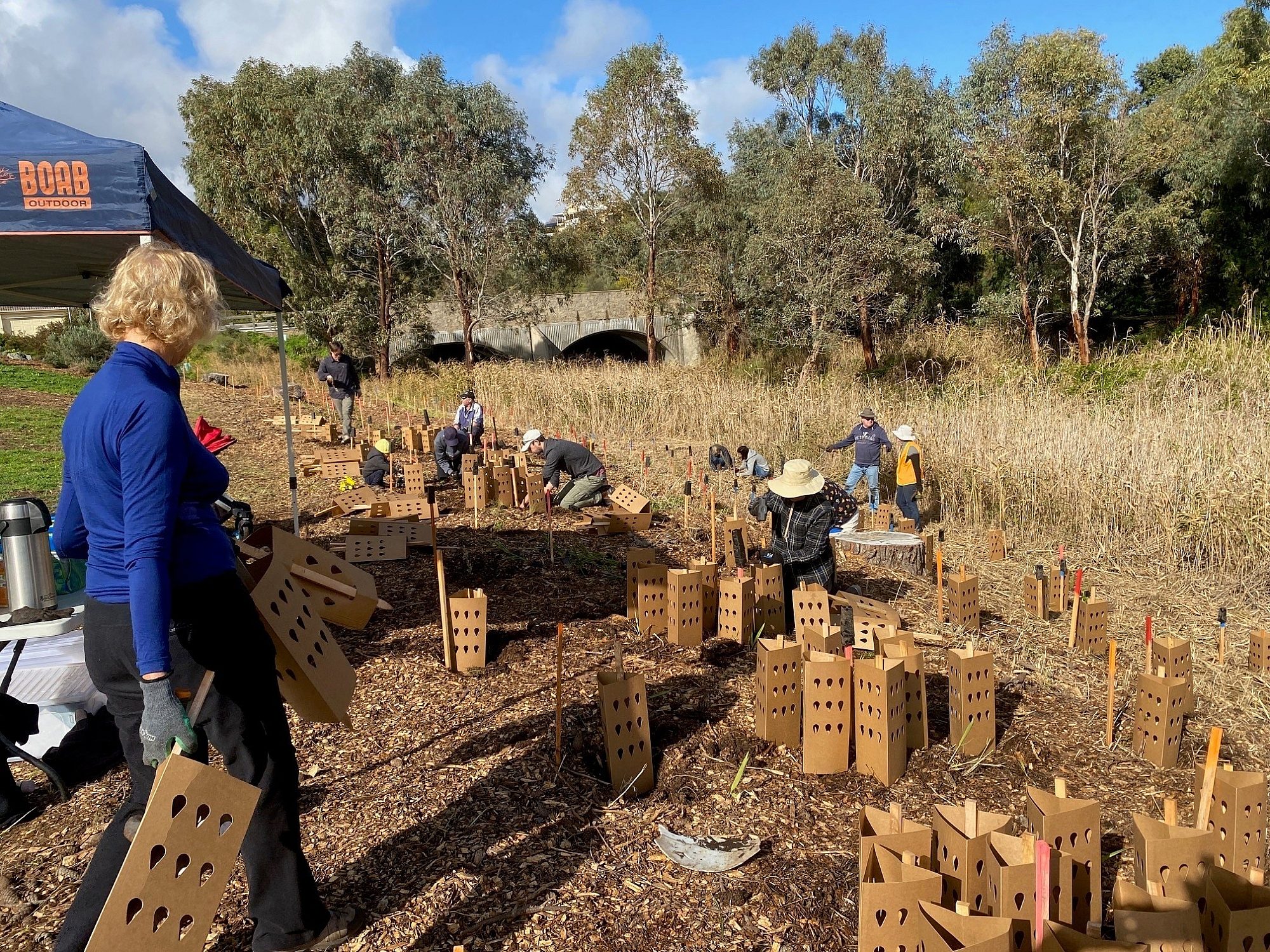 Lower Field R Iver Planting event 2022 3