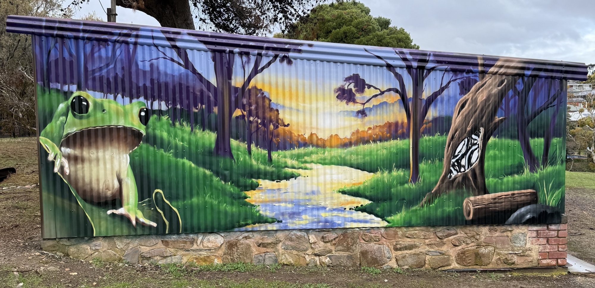 NEW mural west facing