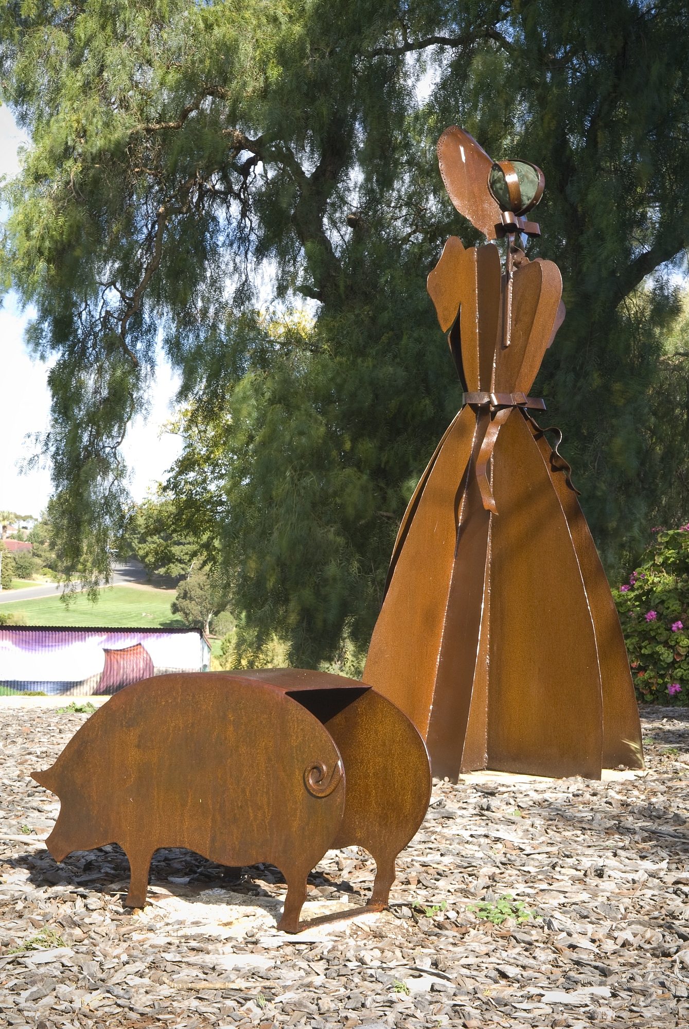 Perry Barr Farm Lady And Pig