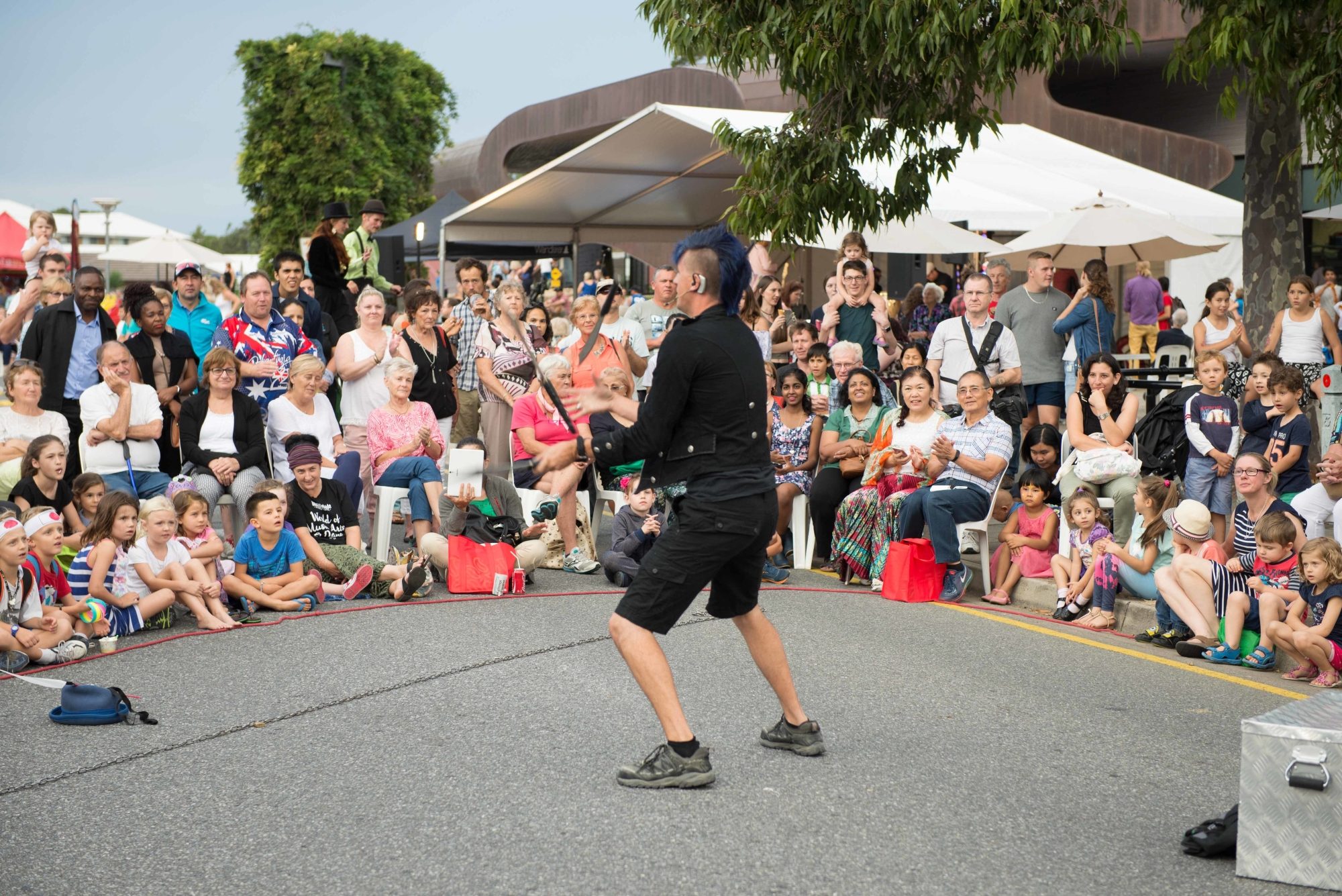 Rare DNA street performer