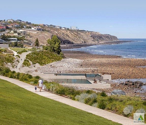 Seaside pool artist impression 25m